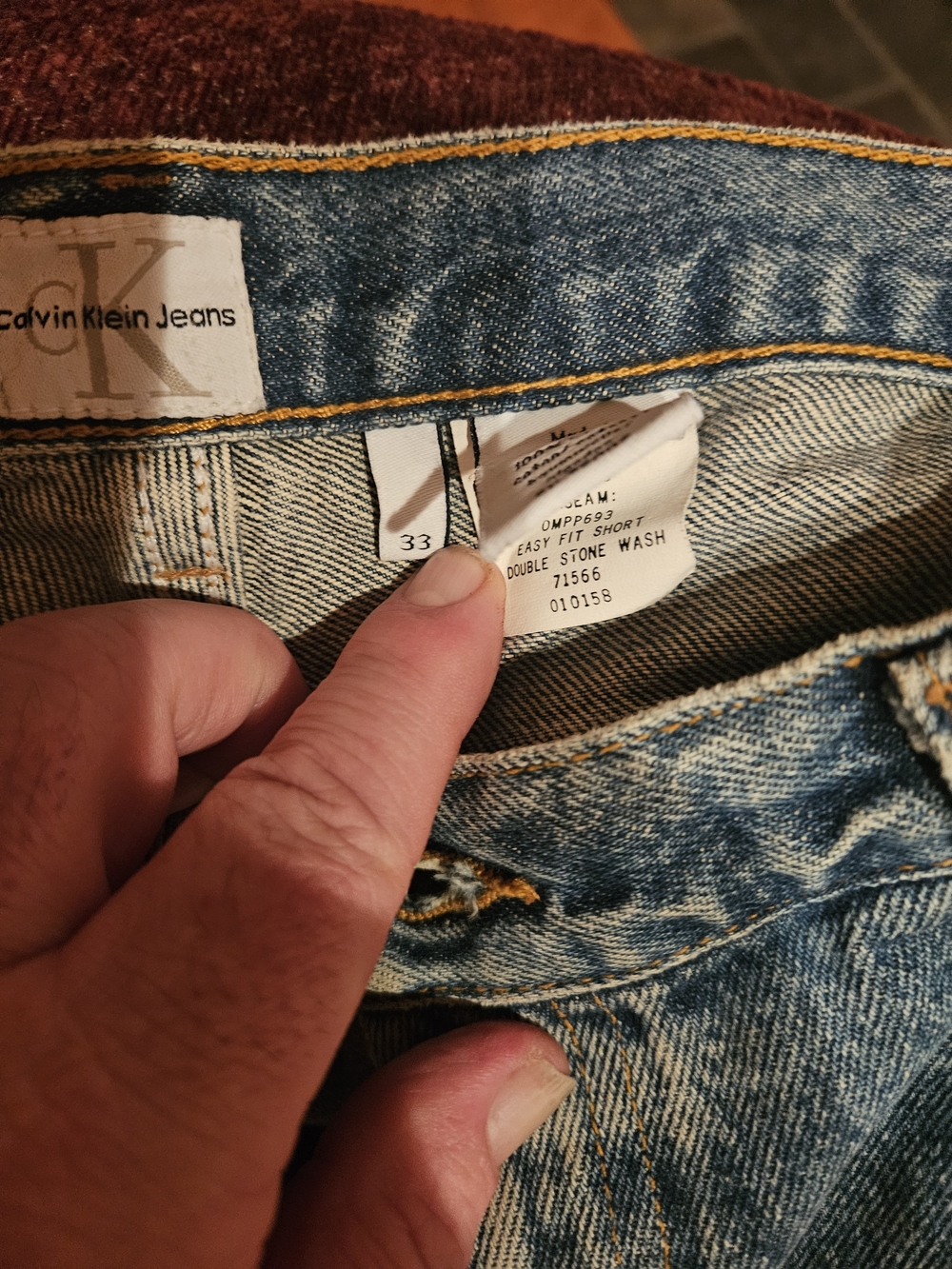 Calvin Klein Women’s Blue Denim Jeans - Easy Fit Preowned